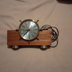 McClintock Nautical Ship Wheel Clock Model # 15D600