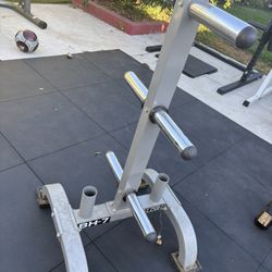Heavy Duty Olympic Weight Tree In Good Condition But Needs A Good Cleaning 
