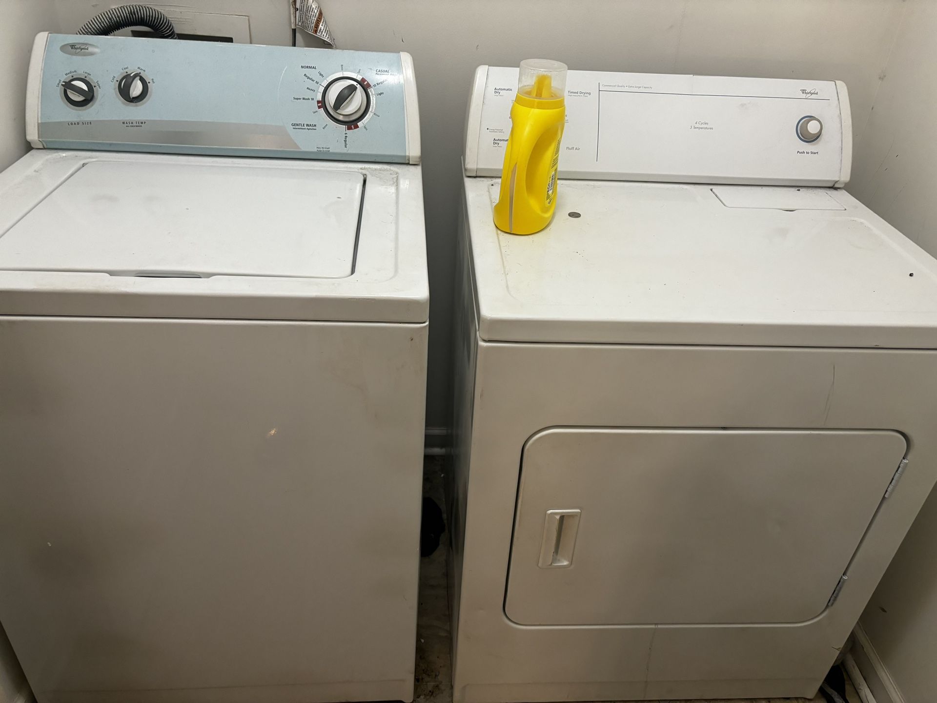 washer and dryer 