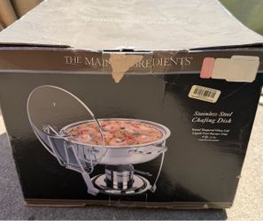 New 4 qt Stainless Steel Chafing Dish by Main ingredients
