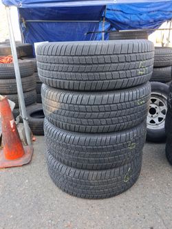 Set of 275 55 20 Michelin Tires