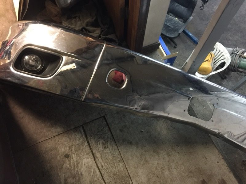 2014 Peterbilt 579 Chrome Bumper