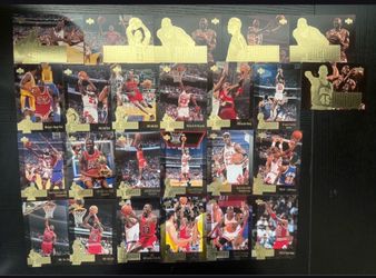 1995-96 UPPER DECK MICHAEL JORDAN THE JORDAN COLLECTION 24 CARD JUMBO SET BULLS