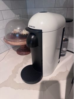 Nespresso VertuoPlus Single-Serve Coffee Maker and Espresso Machine by Breville, White