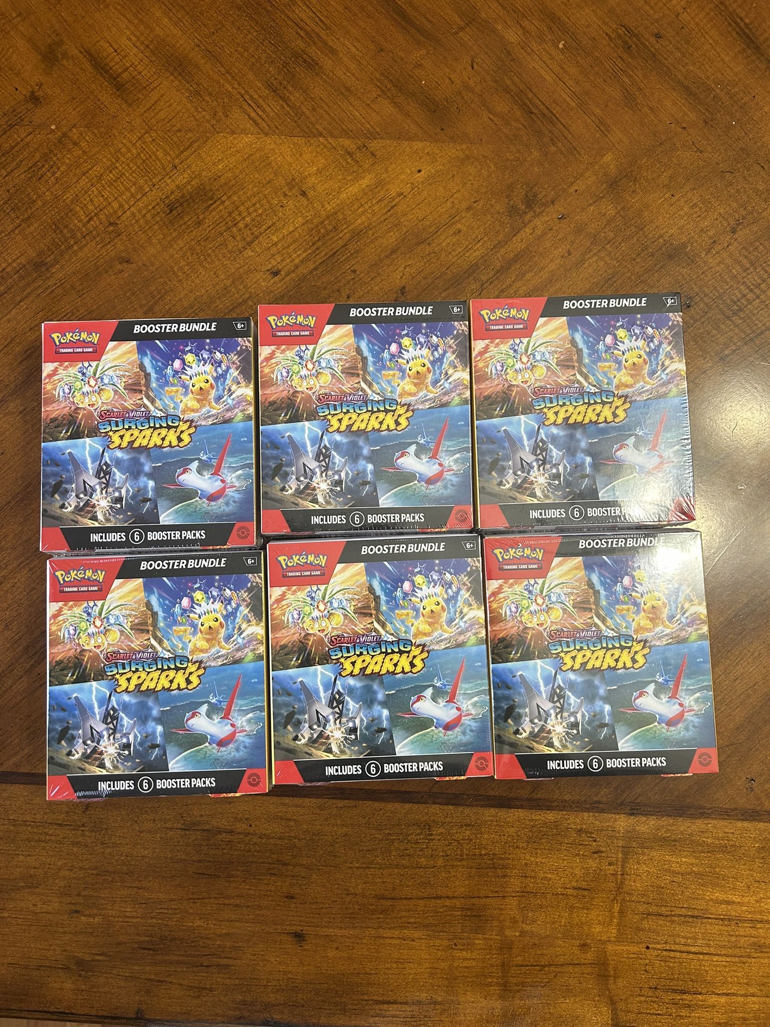 Pokémon Trading card Game Surging Sparks Booster Bundle
