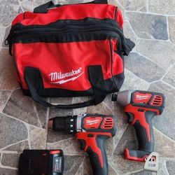 Milwaukee Drill And Impact Combo