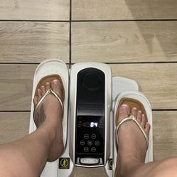 Under-desk elliptical exercise machine, mini elliptical leg exerciser as seen on TV, electric pedal exerciser while sitting for older adults, elliptic