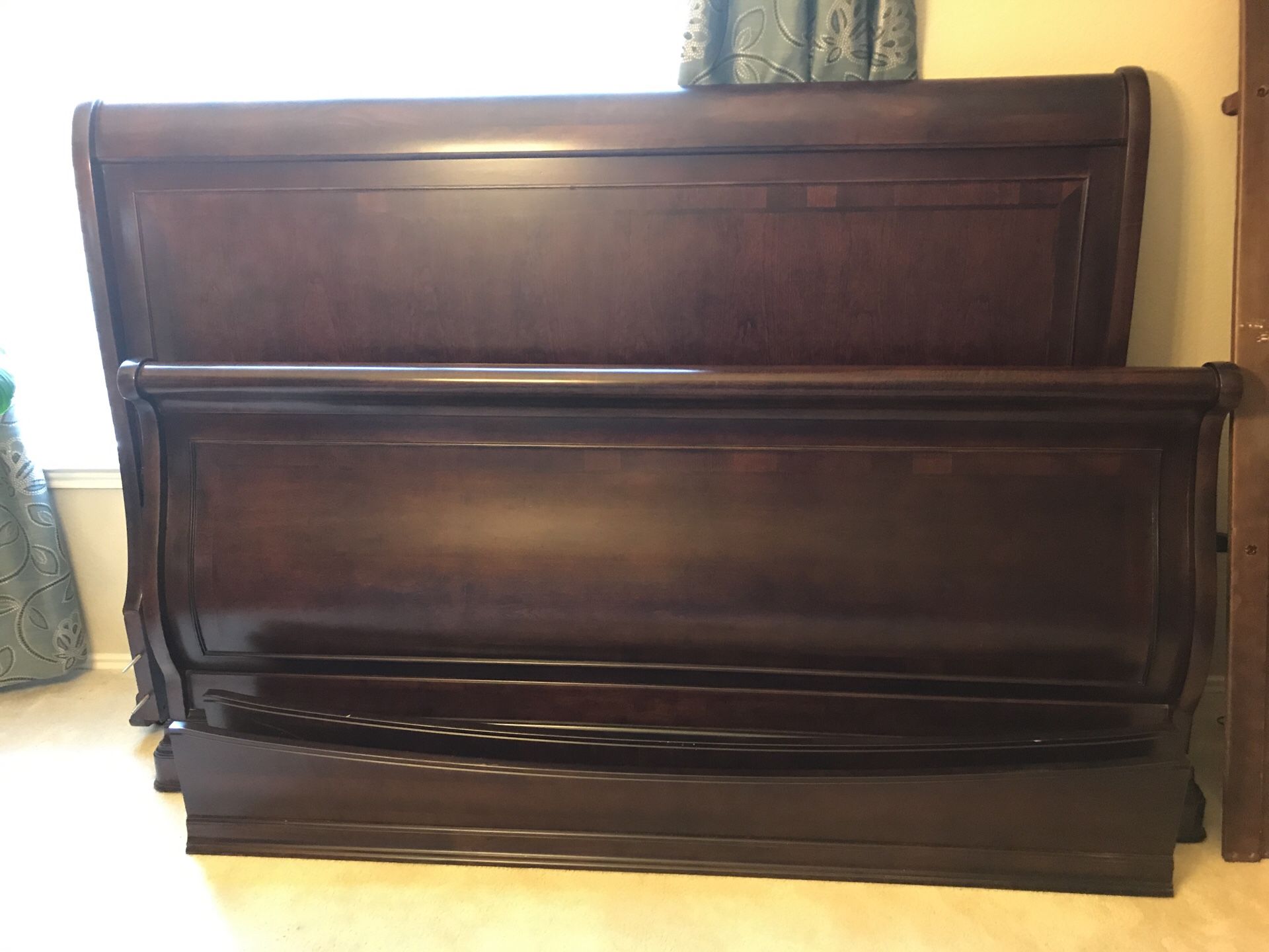 Orleans Grand Hardwood Sleigh Bed (From Havertys)