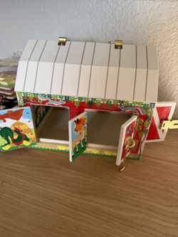 Melissa & Doug Toy Wood Barn