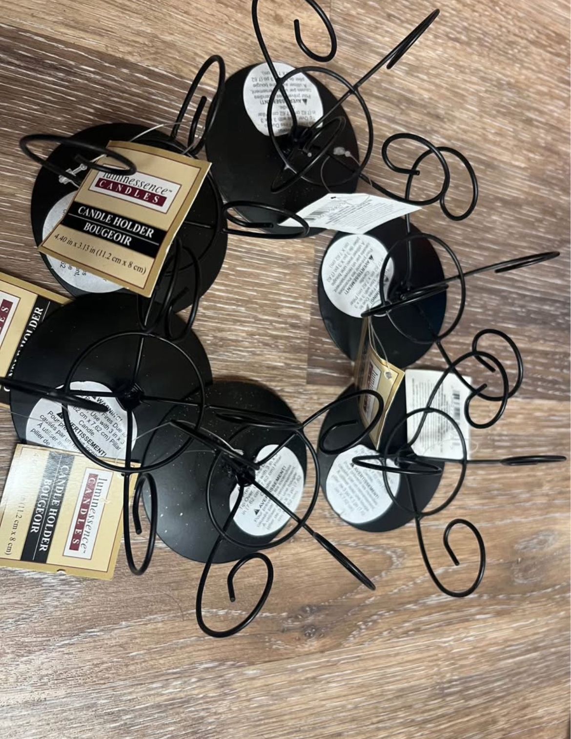 6pk candle holders