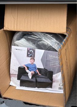 100% Brand New in box Kids sectional Sofa black, gray, pink, Kids modular convertible Sectional, sleeper sofa bed, Gray, Black, Pink, CertiPUR-US Cert