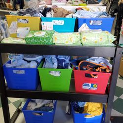 Baby Boy and Girl Clothes, Beanies, Bibs, Mittens,  & Socks