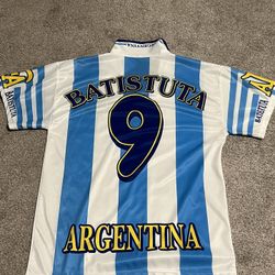 Argentina Jersey - Batistuta (Medium) 