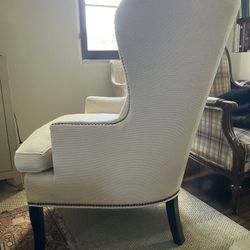 Williams Sonoma, Chelsea Wingback Chair Size In Photos