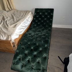 Green Chaise Lounge Chair