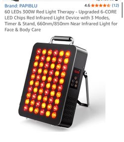 PAPIBLU new 300 LED red light therapy lamp