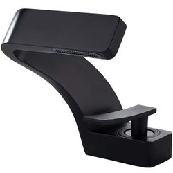 BECOLA Bathroom Sink Waterfall Faucet,Solid Brass Single Handle Hot and Cold Water Mixer Tap, Lavatory Vanity Sink Faucet Including Two US Standard 3/