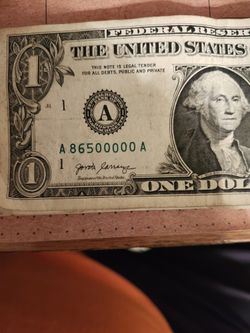 That's money, numbers.