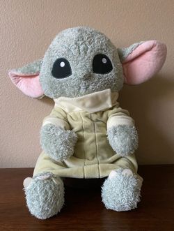 ⭐️ Like-New Disney Star Wars Grogu Baby Yoda Emotional Support Weighted Plush Stuffed Animal Toy
