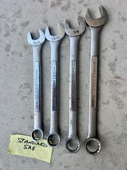 Craftsman Large SAE Wrenches. USA