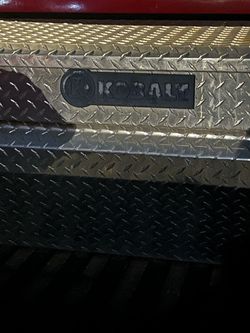 Kobalt Aluminum Diamond Plate Truck Toolbox – $225 OBO