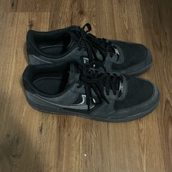 Black And Grey Nike Shoes