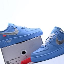 Nike Air Force 1 Low Off Whte Ma University Blue