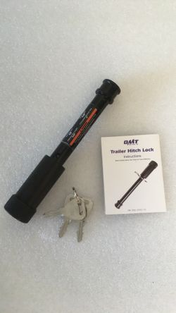 Trailer hitch keyed lock