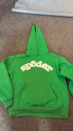 green spider hoodie