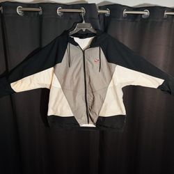 Nike patchwork contrast windbreaker jacket