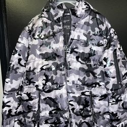 Guess Camo Puffer Jacket
