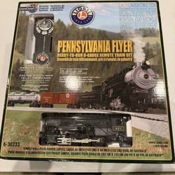 Pennsylvania Flyer Lionel Train Set With Track