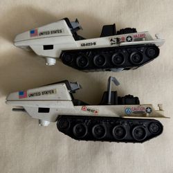 1983 G.I. Joe Polar Battle Bear (Skimobile) vehicles.