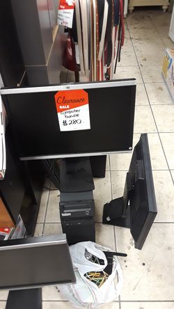 Computer bundle. Tower. Video card. 2 monitors 22". Key board, mouse and all cables
