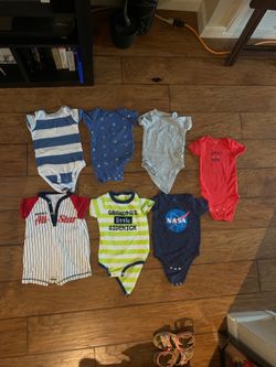 12 month onesies (8)- bundle of 7