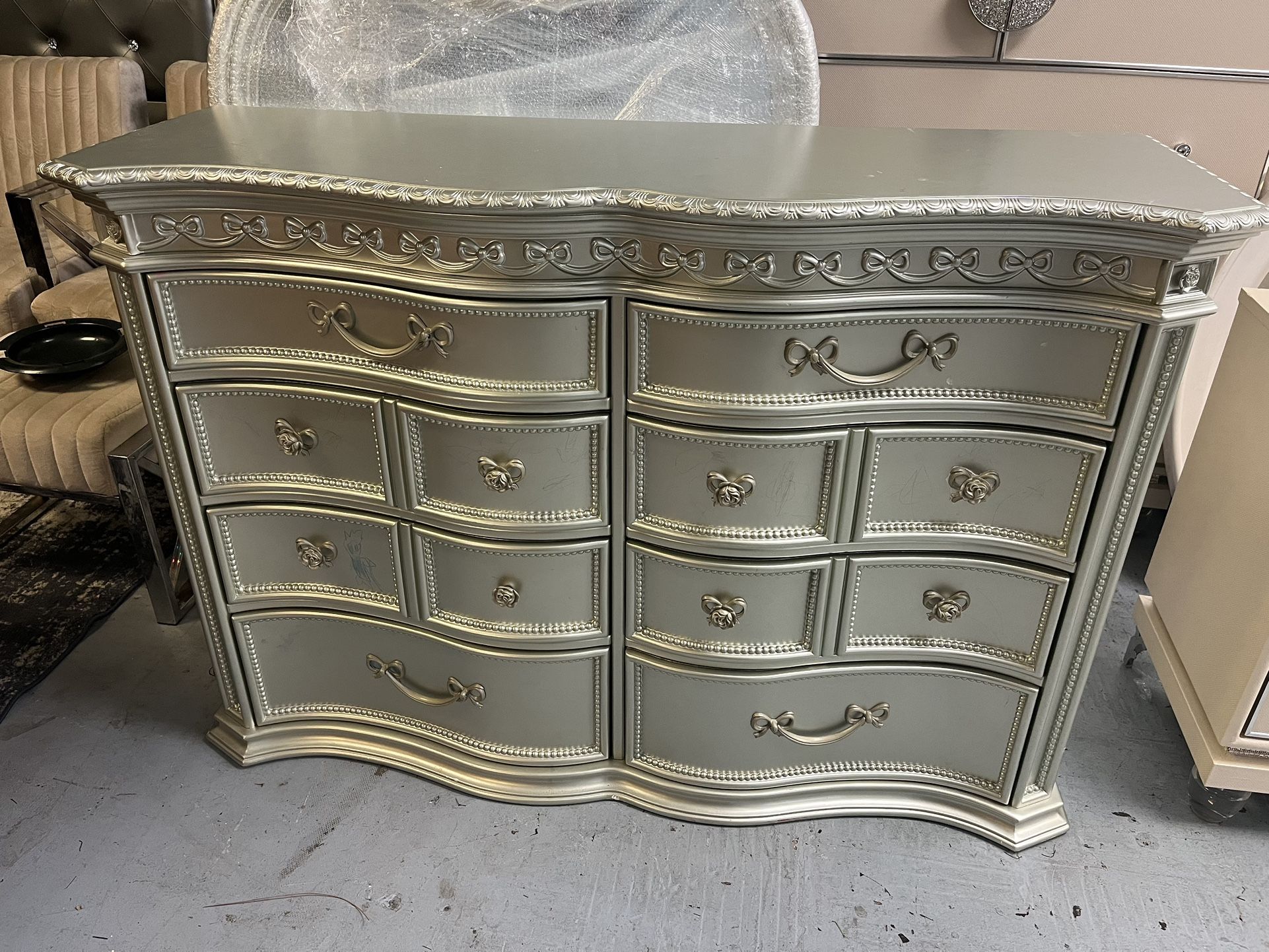 Silver Princess Dresser
