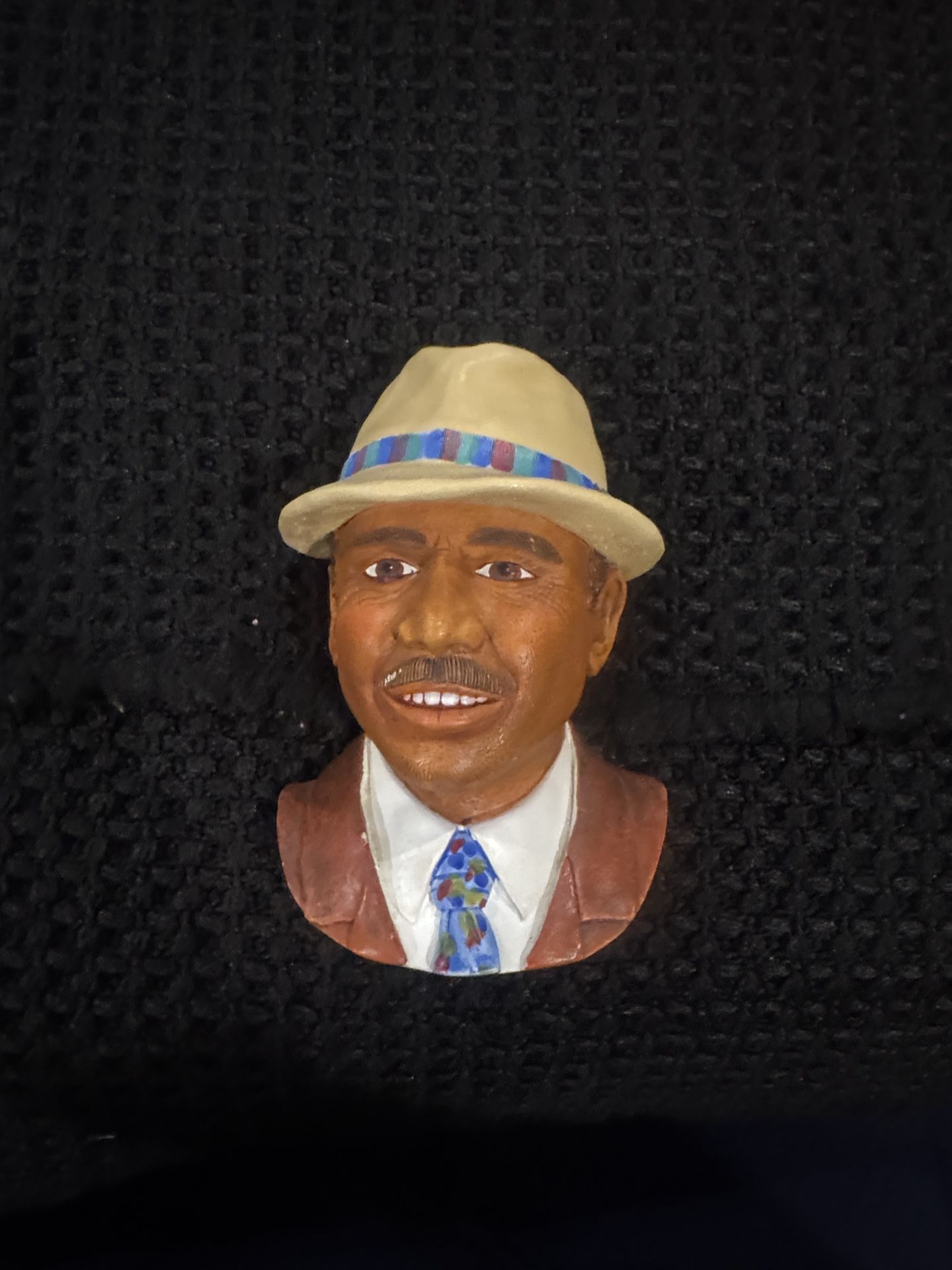 Vintage Bossons Chalkware Head Fred Wright’s Louis Sculpture