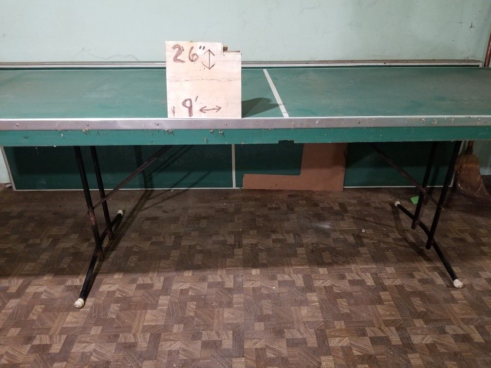 Vintage regulation sz pong table(s), F/Z Shuffleboard w/ ever.