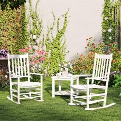 Outdoor Rocking Chair Set of 2(Jh2601）