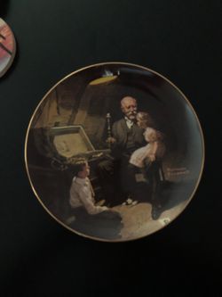 Grandpas treasure chest collector plate