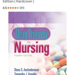 Drug Therapy in Nursing, Fourth Edition by Aschenbrenner, Diane, Venable MS RN FNP, Samantha [LWW, 2012] (Hardcover) 4th Edition [ Hardcover ]

