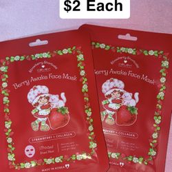 Strawberry Shortcake Face Masks $2 Each 