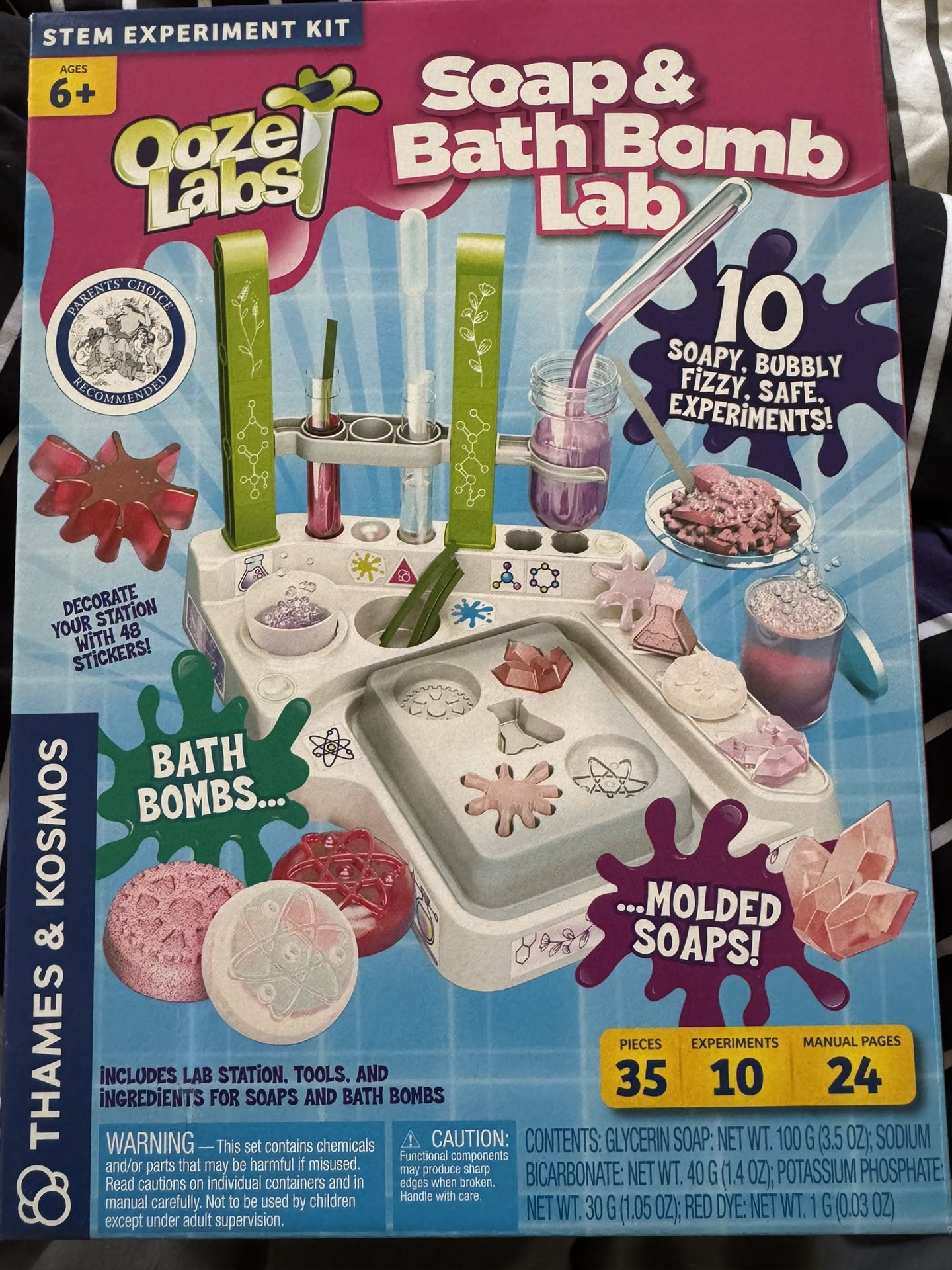 Kids Soap And Bath Bomb Lab Kit