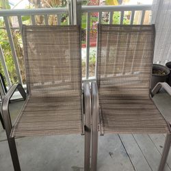 Two Patio Chairs 