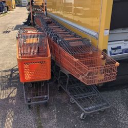 Metal Shopping Carts for Commercial Use in Grocery, Hardware Store or DIY Projects, Material - $45ea