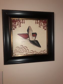 louboutin inspired painting