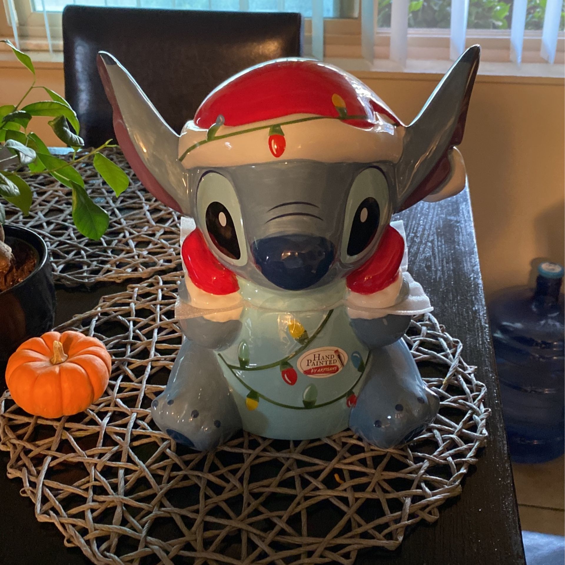 Stitch Christmas Cookie Jar