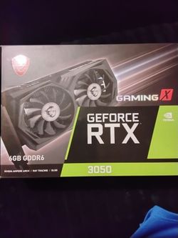 MSI GeForce RTX 3050 Gaming X 6GB