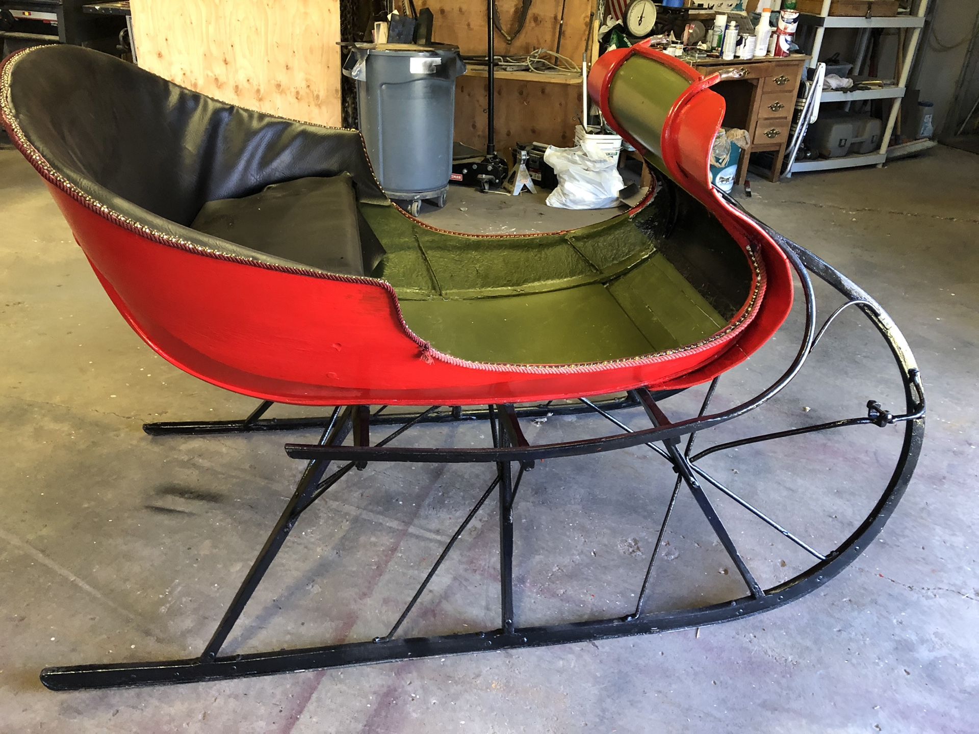 Albany cutter sleigh.