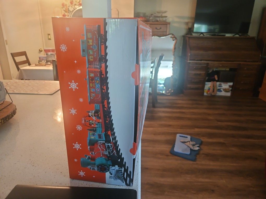 Christmas Mickey Mouse Holiday Express Train Set. Disney 100 Special Edition